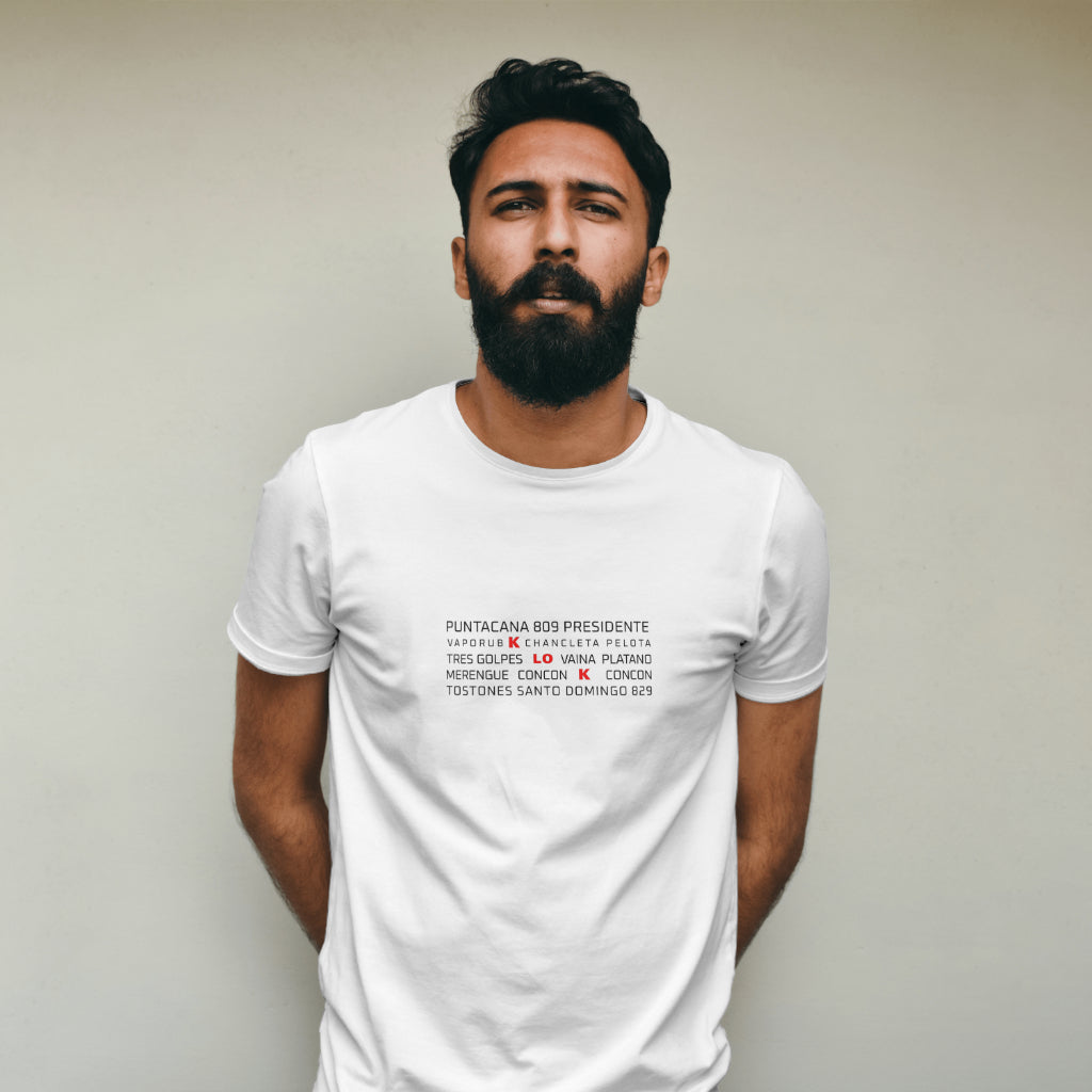 Esticky “KLK” red edition Dominican slang t-shirt